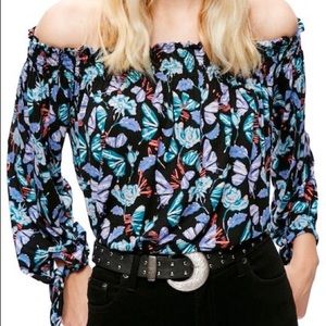 Free People Off the Shoulder Top